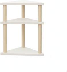 Corner Desk Shelf Space Saving Triangular
