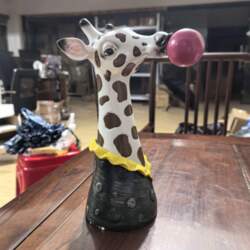 Creative Animal Vase Giraffe Zebra Plant