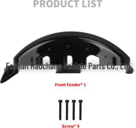 Customized Harley Motorcycle Front Fender for