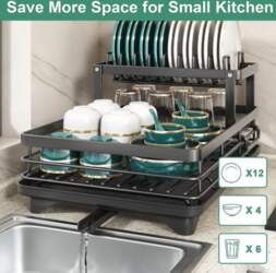 Dish Drying Rack for Kitchen Counter
