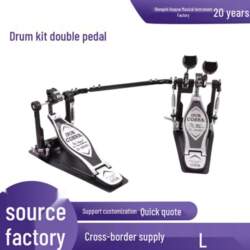Double Pedal Jazz Drum Set with