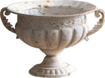 Embossed Iron Planter Pot For Front