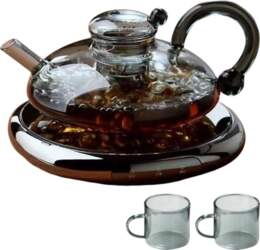 Flower tea pot set English boiled