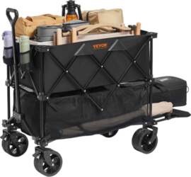 Foldable Double Decker Wagon, 400L Collapsible
