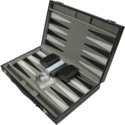 Folding Chess Board Backgammon Set With