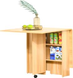Folding Dining Table, Drop Leaf Table