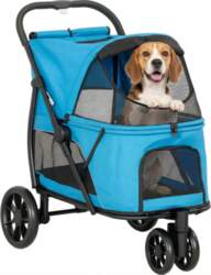 Folding Dog Stroller with 3 Wheels