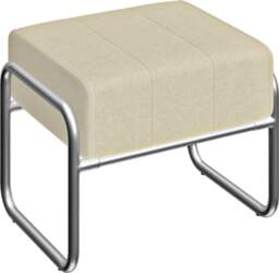 Footstool Seat Stool, Thickly Padded Stool
