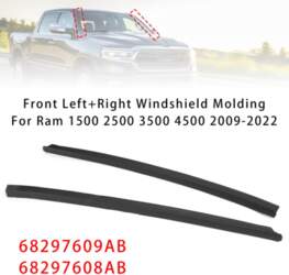 Front Left+Right Windshield Molding For Ram