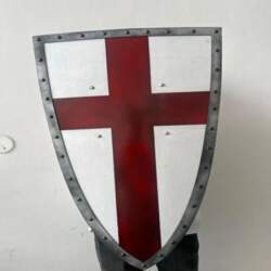 Handmade Medieval Crusader Shield Templar Cross