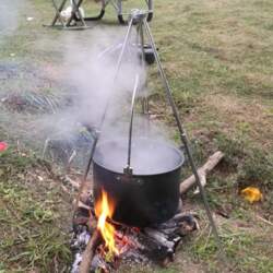 Hanging Pot Camping Pot Viens katls