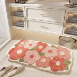 High Quality Microfiber Flocked Bath Mat