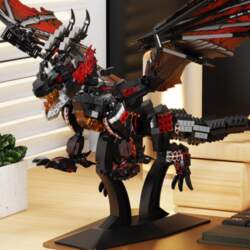 Ice Frost Dragon Model Assembled Building