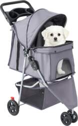 JHK 3 Wheels Foldable Pet Stroller