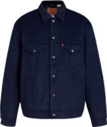 Levis Solid Color Single-Breasted Collar Front