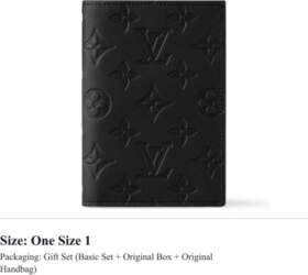 LOUIS VUITTON Monogram Shadow Embossed Cow