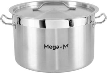 Low Catering Pot With Lid Mega-M