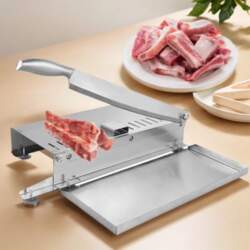 Manual Frozen Meat Slicer, Adjustable Thickness