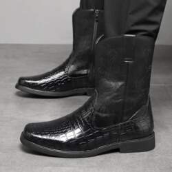 Men`s Wide Width Tall Cowboy Boots