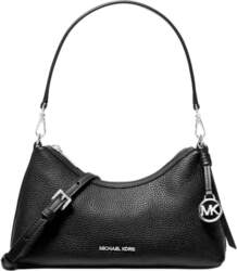 MICHAEL KORS Sammy silver hardware leather