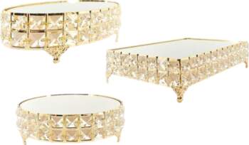 Mirror Serving Tray Container Desktop Platter