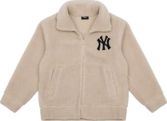 MLB Basic Logo Printed Fleece Collar