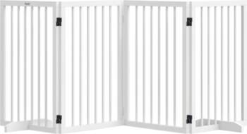 Modular foldable pet safety barrier with