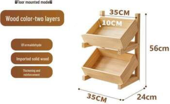 Multi-layer Floor-standing Kitchen Vegetable & Toy