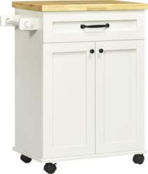 Multi-storage kitchen trolley on wheels 1