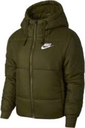 Nike Logo Pattern Reversible Hooded Long