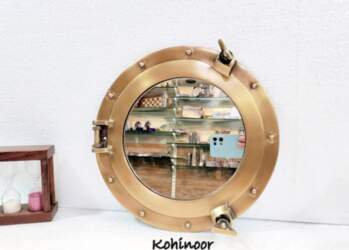 Porthole Mirror 11 : Customized Engraved