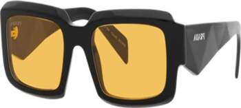 Prada Logo Print Rectangular Sunglasses Men`s
