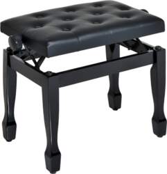 PU Leather Upholstered Piano Stool, Height