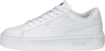 Puma  Smash Platform v3 White Silver