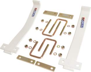 Reinforcing leaf spring eye for heavier