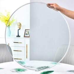 Separate Round Tabletop of Tempered Glass