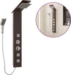 Shower Panel System Glass Brown