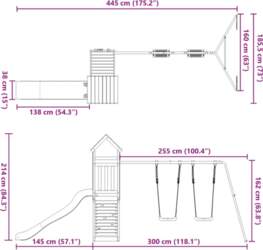 Solid Wood Play Tower (Pine)