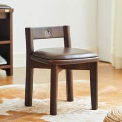 Solid Wood Small Stool with Soft