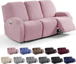 Split Recliner Sofa Cover Elastic Spandex