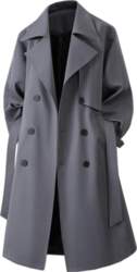 Spring Autumn Men Long Trench Coat