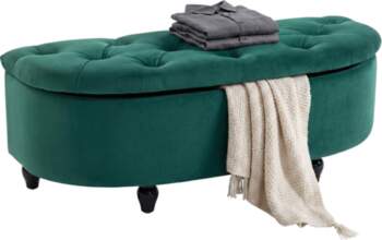 Storage Stool, Storage Chest, Padded, Soft-Close