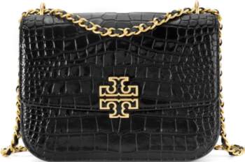 Tory Burch Britten Crocodile Pattern Chain