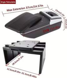 Universal Armrest Storage Box Center Console