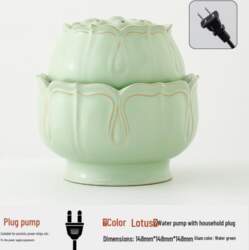 USB Ceramic Fountain: Creative Desktop Water
