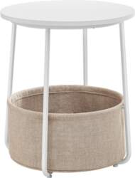 VASAGLE Side Table, Round End Table