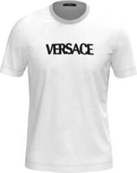 Versace Letter Embroidery Pullover Round Neck