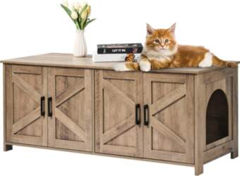 VEVOR Cat Litter Box Enclosure for