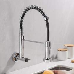 Wall mounted single cold water kitchen