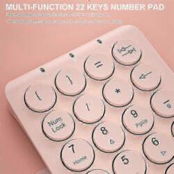 Wireless Number Pad Bluetooth Numeric Keypad